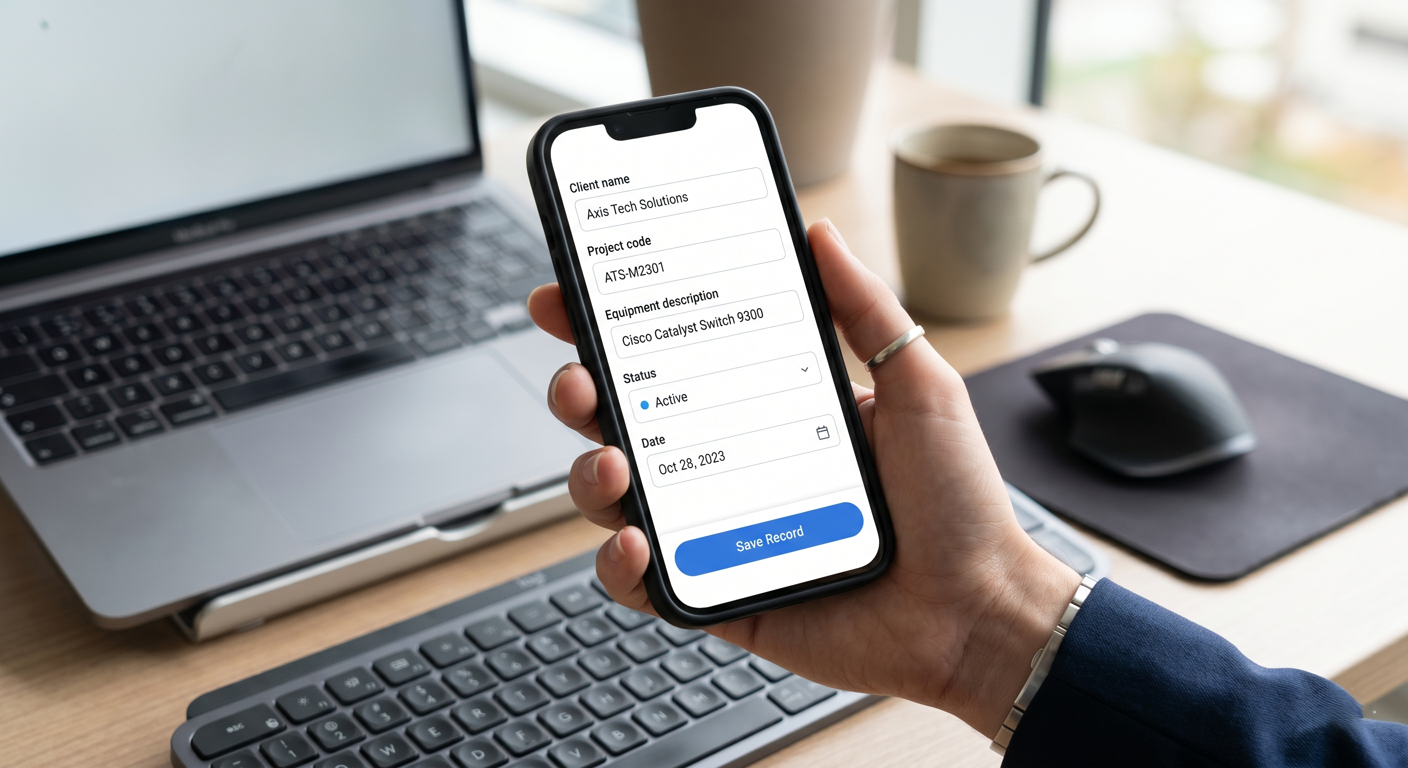 App empresarial personalizada para gestión de operaciones en móvil